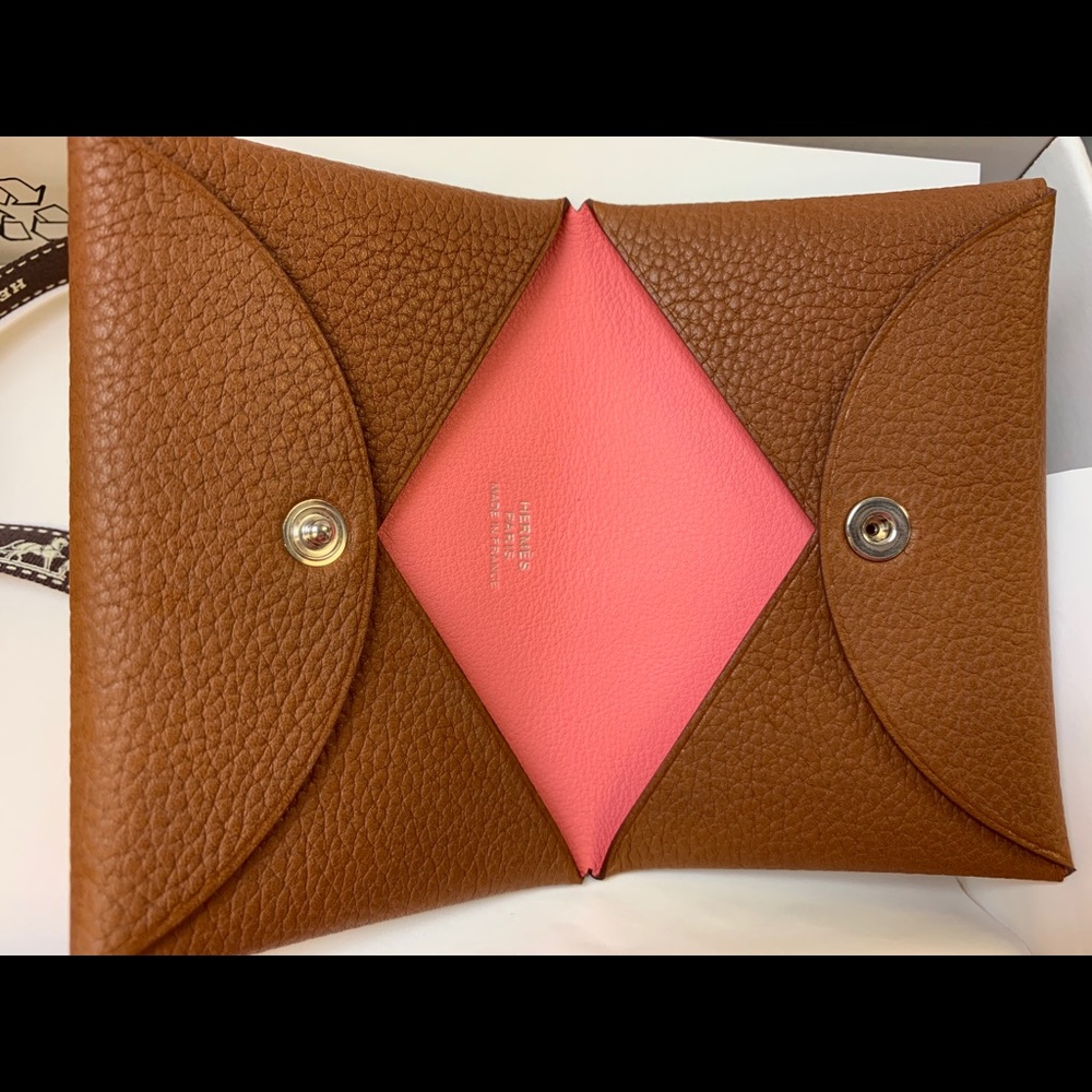 Authentic Hermès Calvi Verso Card Holder - Picture 2 of 6
